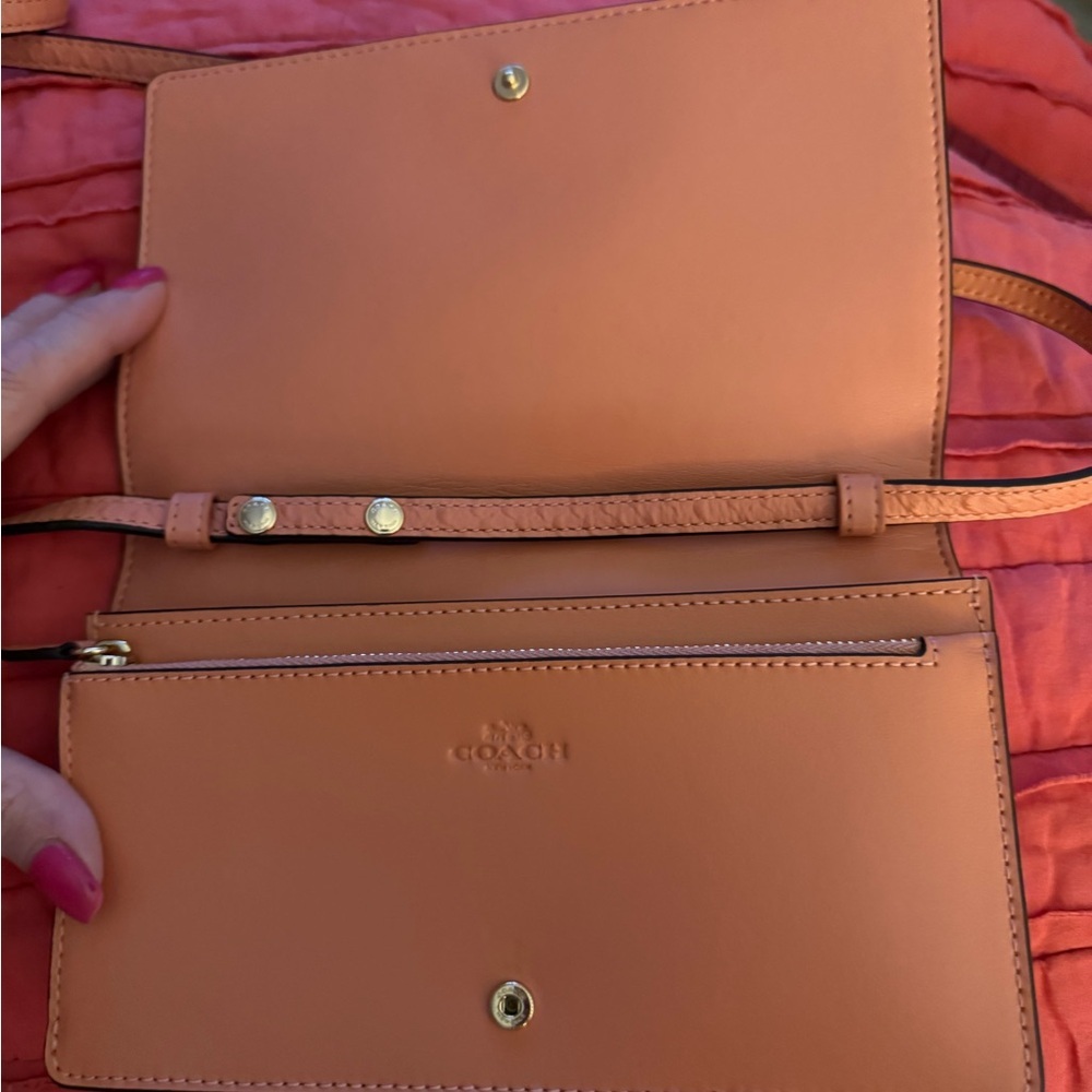 Coach Hayden Python-Textured Crossbody Bag - Picture 3 of 9